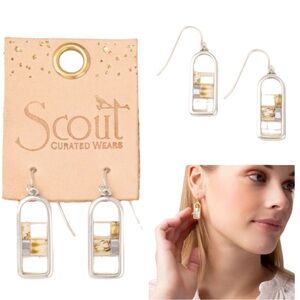 Scout Good Karma Miyuki Frame Earrings